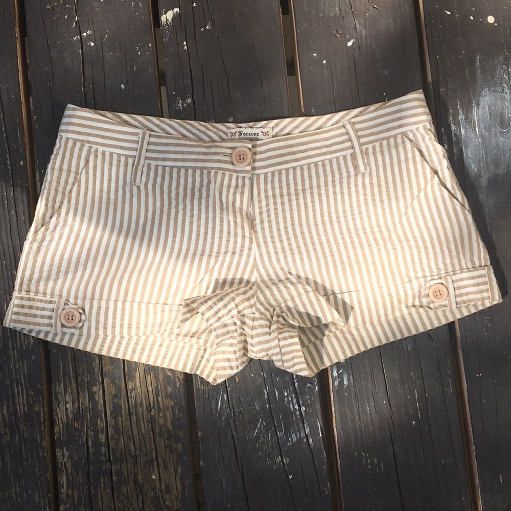 Seersucker shorts